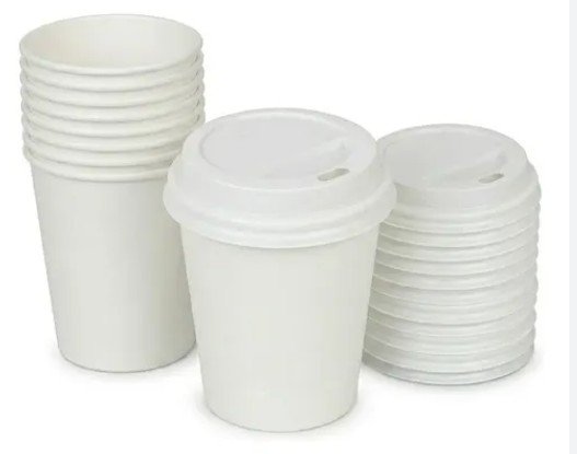VASO PAPEL C/TAPA 180