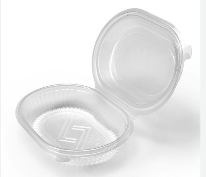 BANDEJA PP OVAL CON BISAGRA