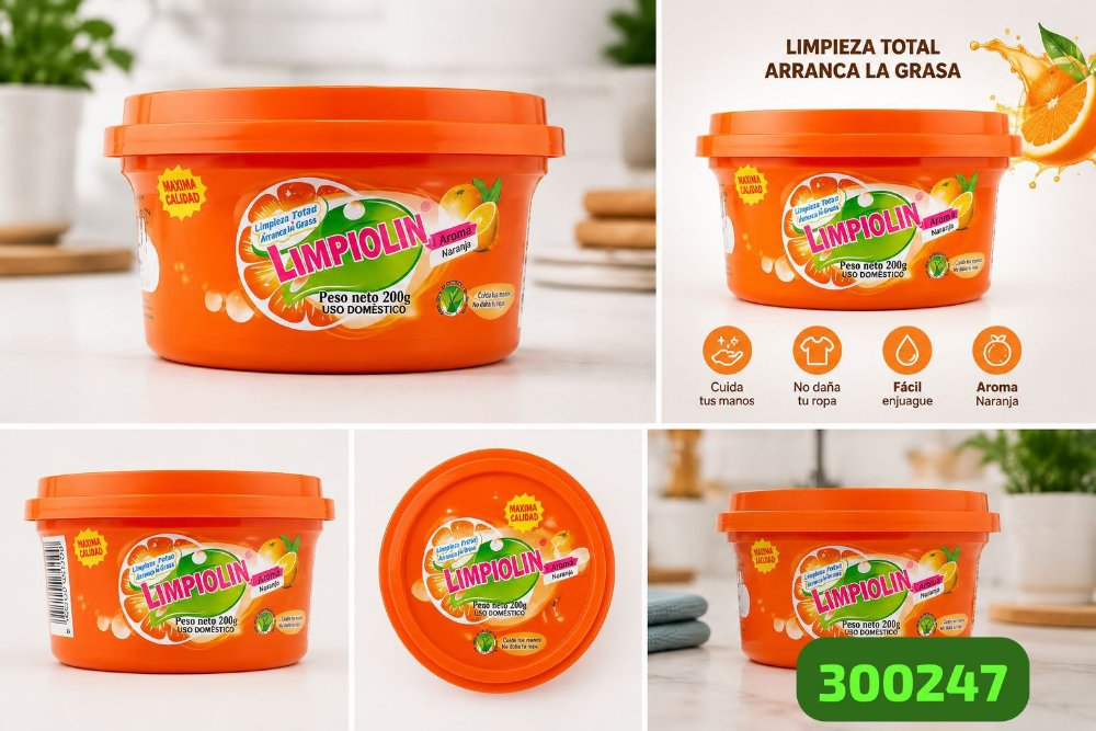 Lavaplatos Limpiolin de Naranja 200g