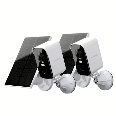 Cámara de seguridad con panel solar