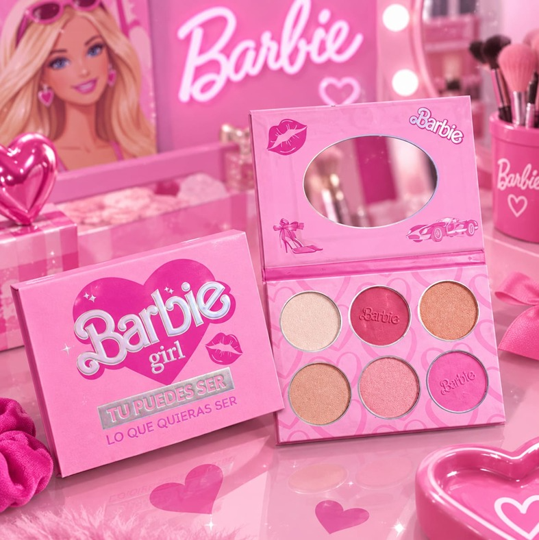 PALETA BARBIE RUBORES E ILUMINADORES