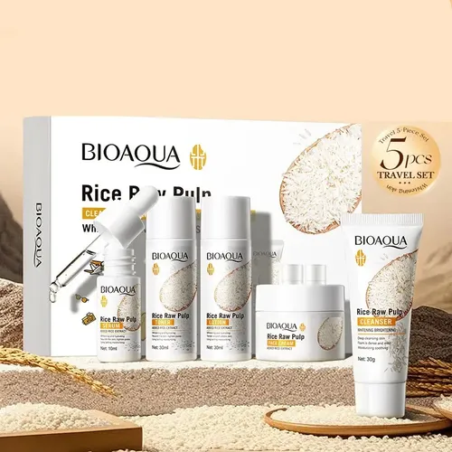 KIT VIAJERO  ACLARANTE DE ARROZ BIOAQUA