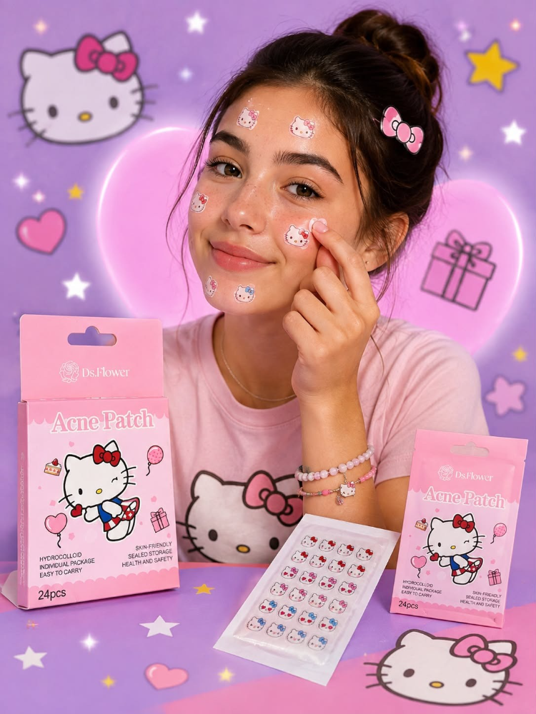 PARCHES PARA ACNE HELLO KITTY