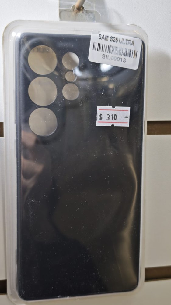 FUNDA SILICON CASE SAMSUNG S25 ULTRA NEGRO