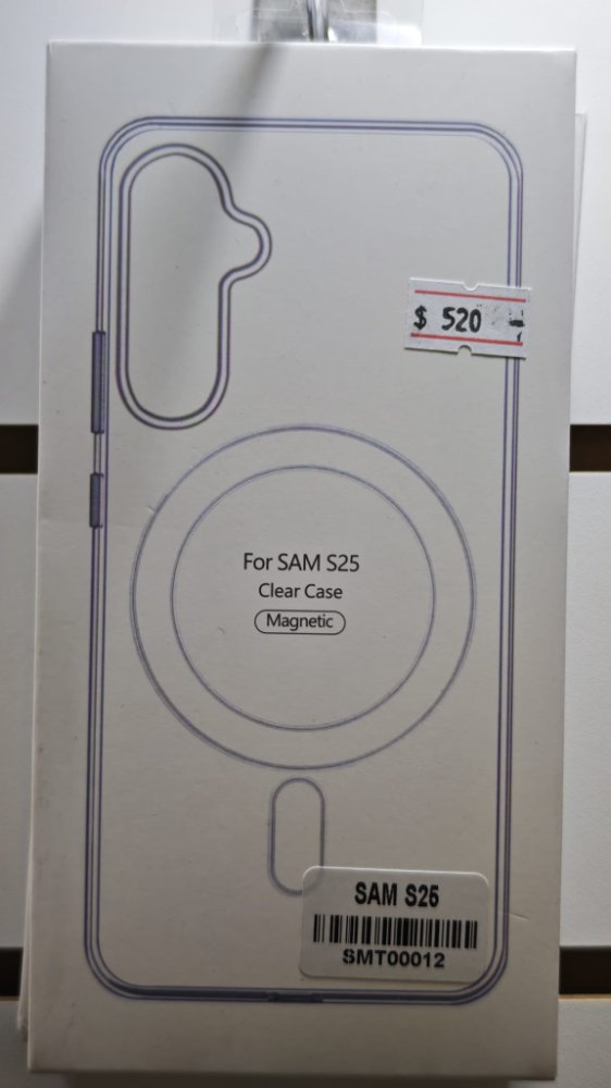 FUNDA MAGNETICA TRANSPARENTE SAMSUNG S25