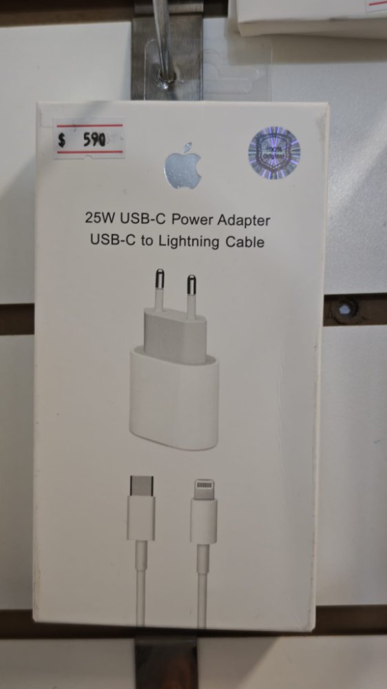 KIT CARGADOR IPHONE TIPO C A LIGHTNING 20W