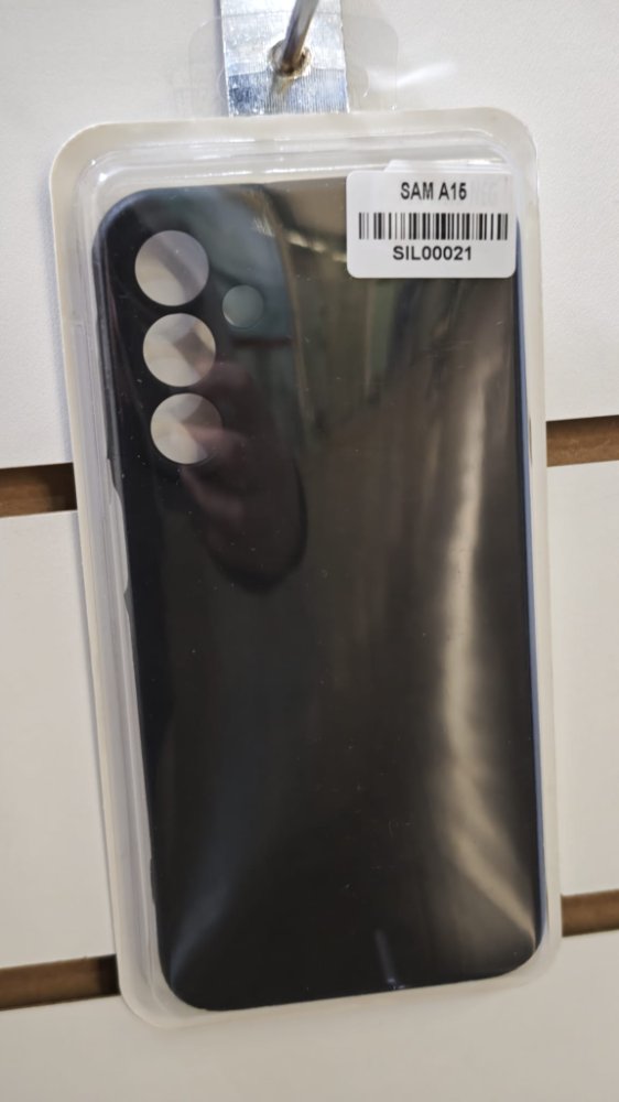 FUNDA SILICON CASE SAMSUNG A15 NEGRO