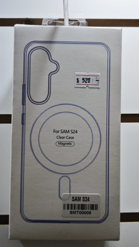 FUNDA MAGNETICA TRANSPARENTE SAMSUNG S24