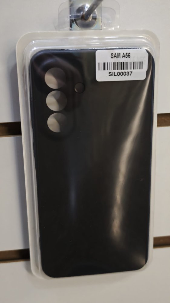 FUNDA SILICON CASE SAMSUNG A56 NEGRO