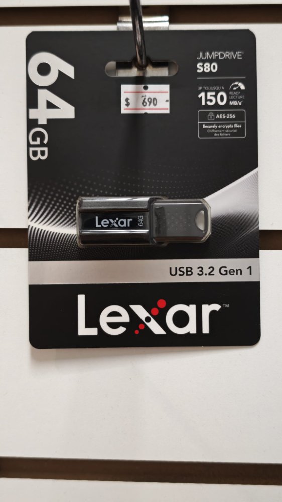 PENDRIVE 64GB LEXAR