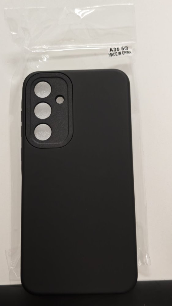 FUNDA RIGIDO LISO SAMSUNG A35 NEGRO