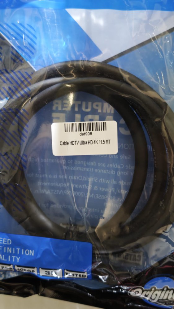 CABLE HDMI FULL HD 4K / 2.0 / 1,5MT