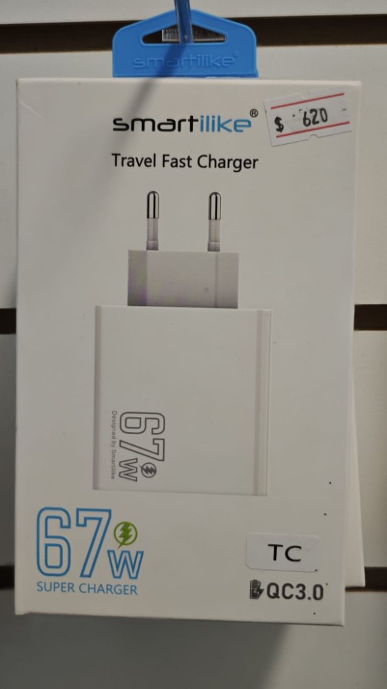 CARGADOR DE PARED USB 67W SMARTLIKE MT-TQ02 C
