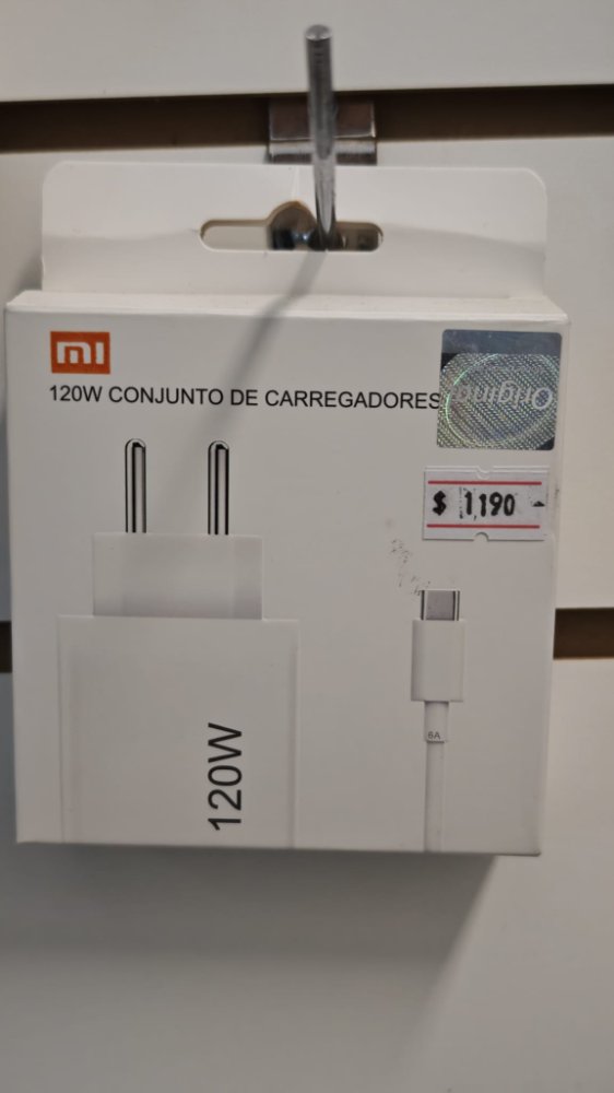 CARGADOR TURBO XIAOMI 120W + CABLE TIPO C - TIPO C