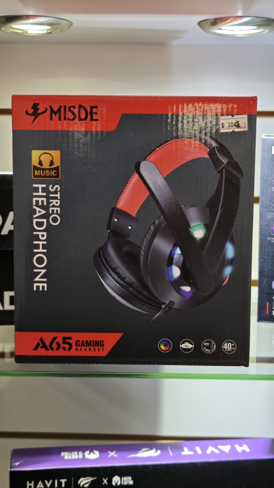 AURICULARES GAMER RGB 3.5MM/USB MISDEA65