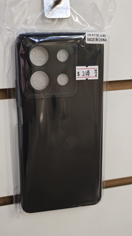 FUNDA RIGIDO LISO XIAOMI REDMI NOTE 13 5G NEGRO
