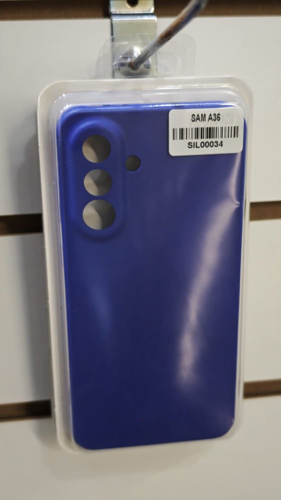 FUNDA SILICON CASE SAMSUNG A36 AZUL