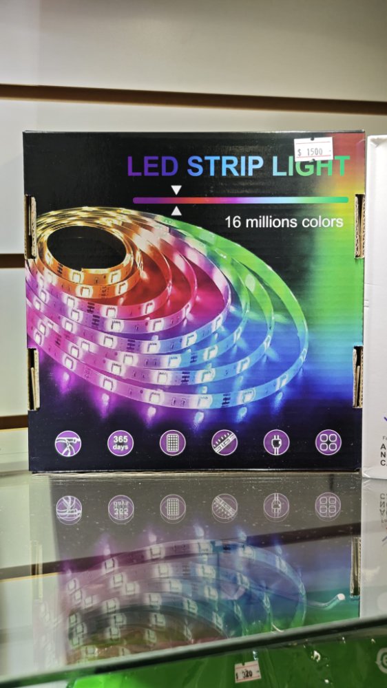 TIRA LUCES LED RGB 15MT 2835/IP20