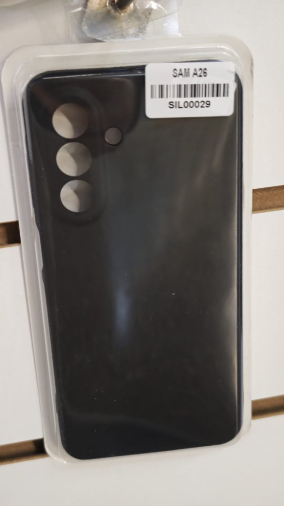 FUNDA SILICON CASE SAMSUNG A26 NEGRO