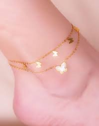 Tobillera Mariposas Doradas Ref  M077