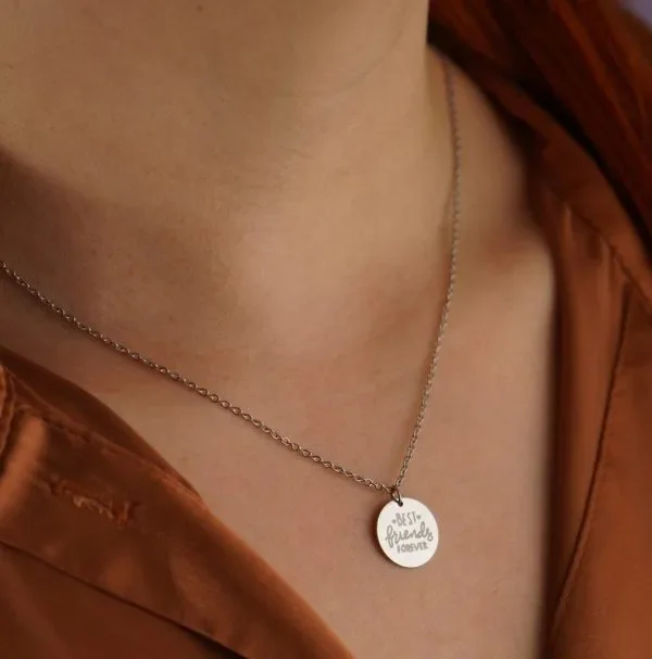 Cadena Best Friends Plateada Ref C782