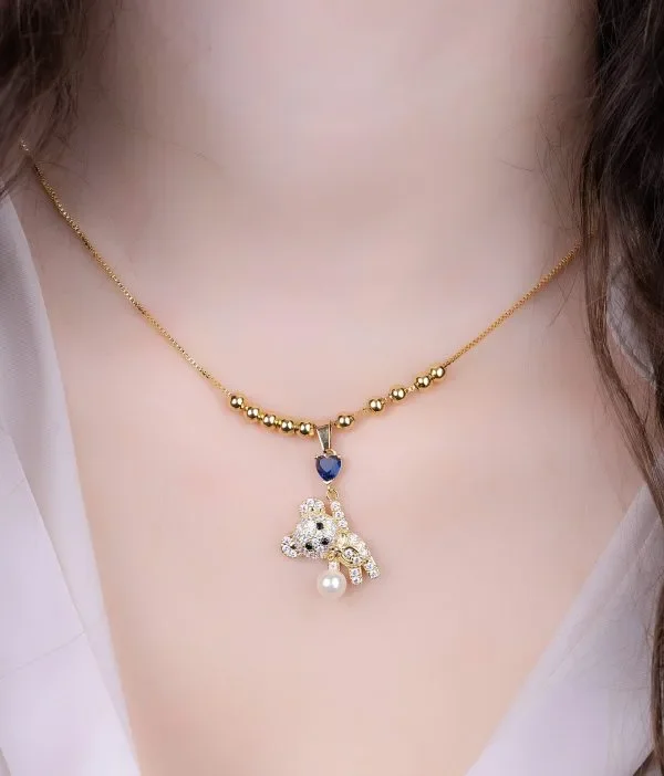 Cadena Oso Corazón Ref C944