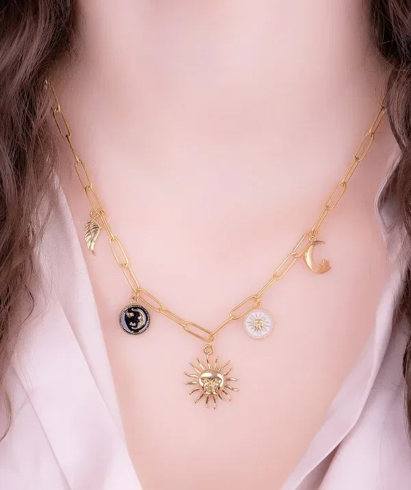 Collar Multicharms Amor Universal Ref D423
