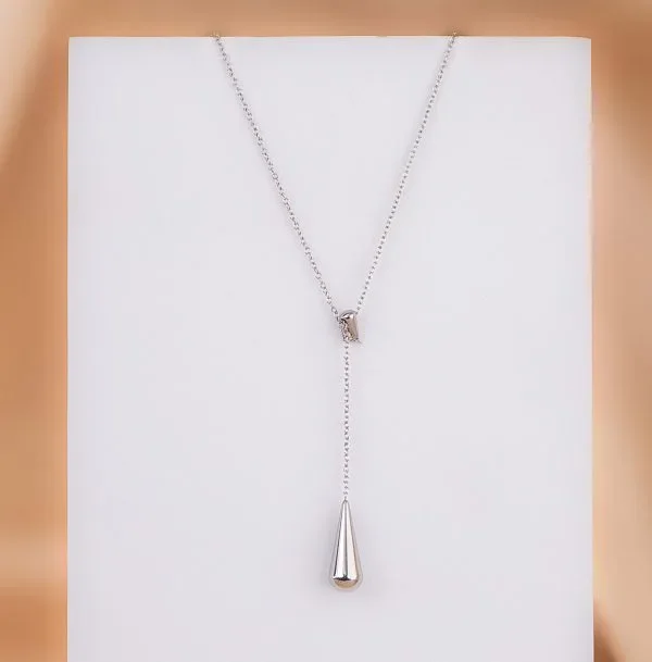 Cadena Gota Plateada Ref C567