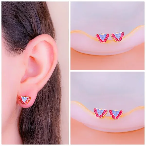 Topitos Seguridad Mariposas Colores Ref L677
