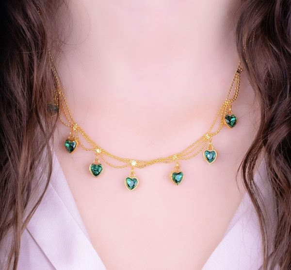Collar Trono Esmeralda Ref D168