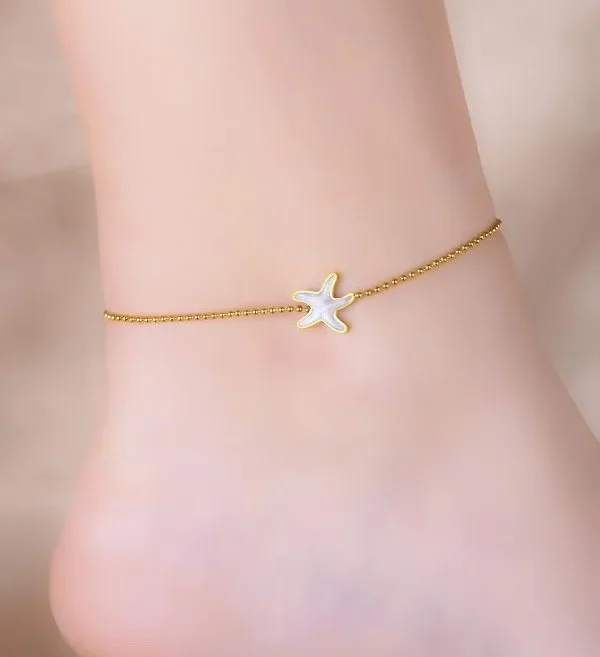 Tobillera Estrellita De Mar Ref M395