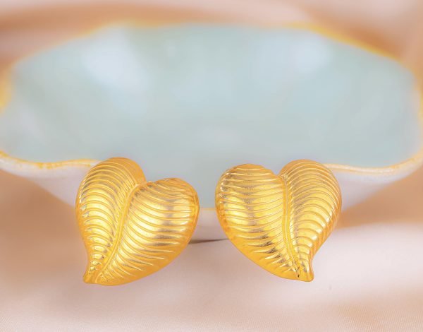 Aretes Latido Dorados Ref B2324