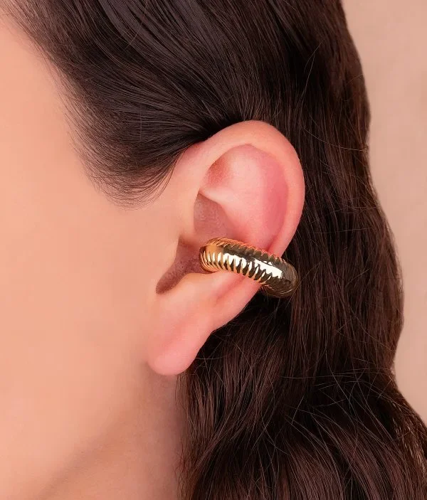 Ear Cuff Chunky Caracol Ref E053