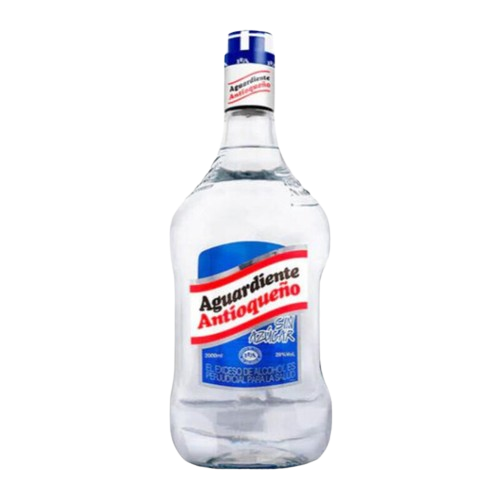 Aguardiente Tapa Azul Garrafa 2000ml