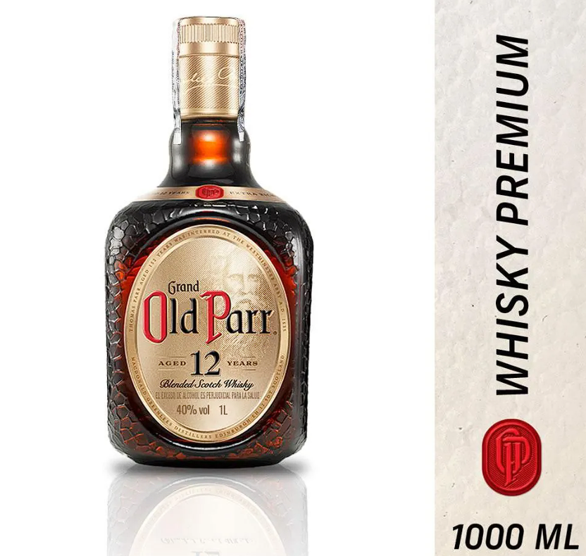 Old Parr 12 años Litro (1000ml)