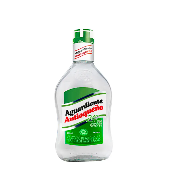 Aguardiente Tapa Verde 375 ml