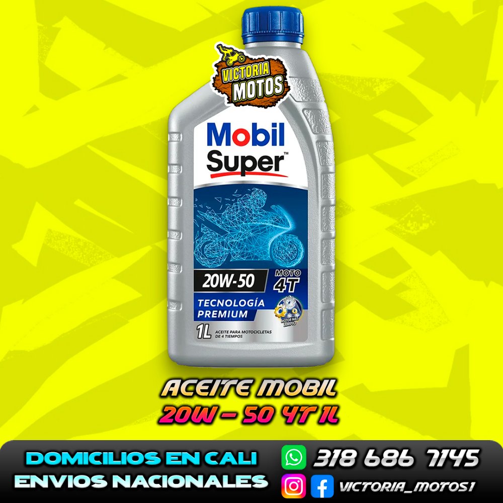 ACEITE 20W-50 MOBIL SUPER MOTO 4T - 601325