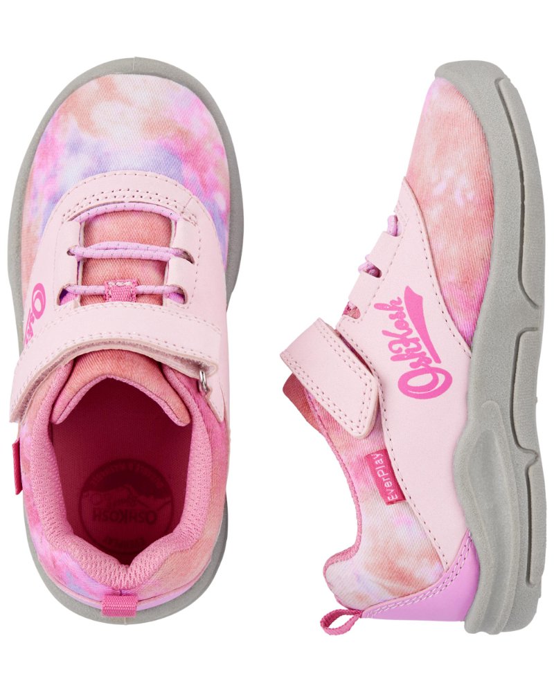 Zapatos Carter deportivos rosados con gris para niña