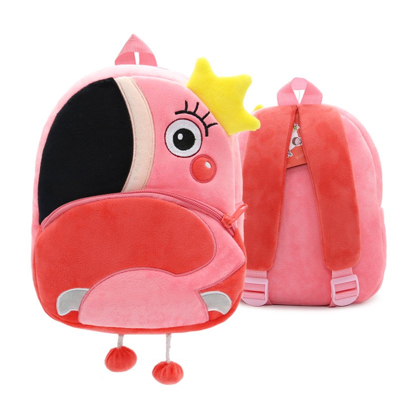 Mochila para niño de flamingo de 10 pulgadas