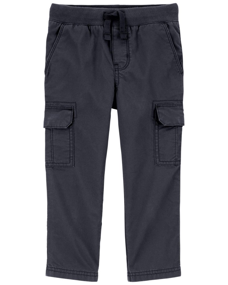 Pantalón de niño, pantalón gris de ajuste en la cintura