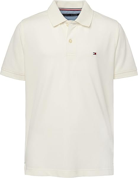 Tommy Hilfiger Camisa estilo Polo Ivy color blanco para niños