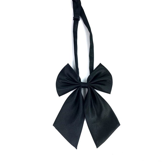 Lazo negro, satinado