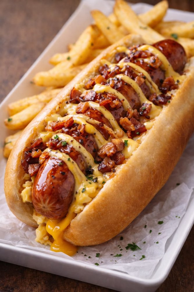 PERRO DENVER con papas