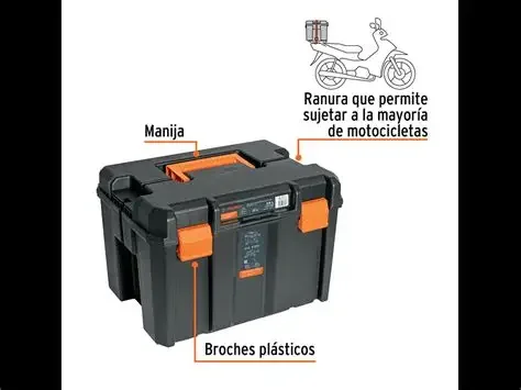 Caja para herramientas  Truper 17x12 profunda para moto102643