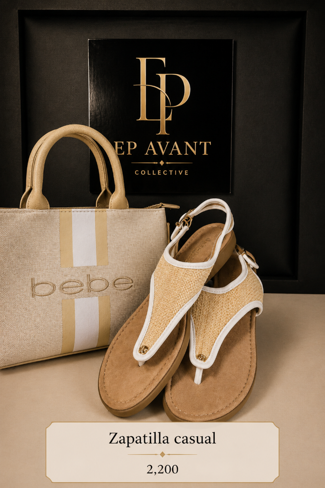 Zapatillas Casual Crema
