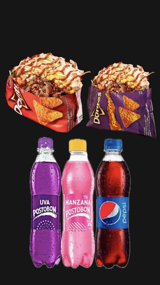 combo 1 flaminhot+ 1megaqueso + 2gaseosa mini