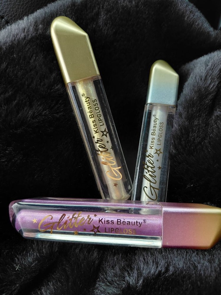 Gloss Glitter Kiss Beauty Transparente