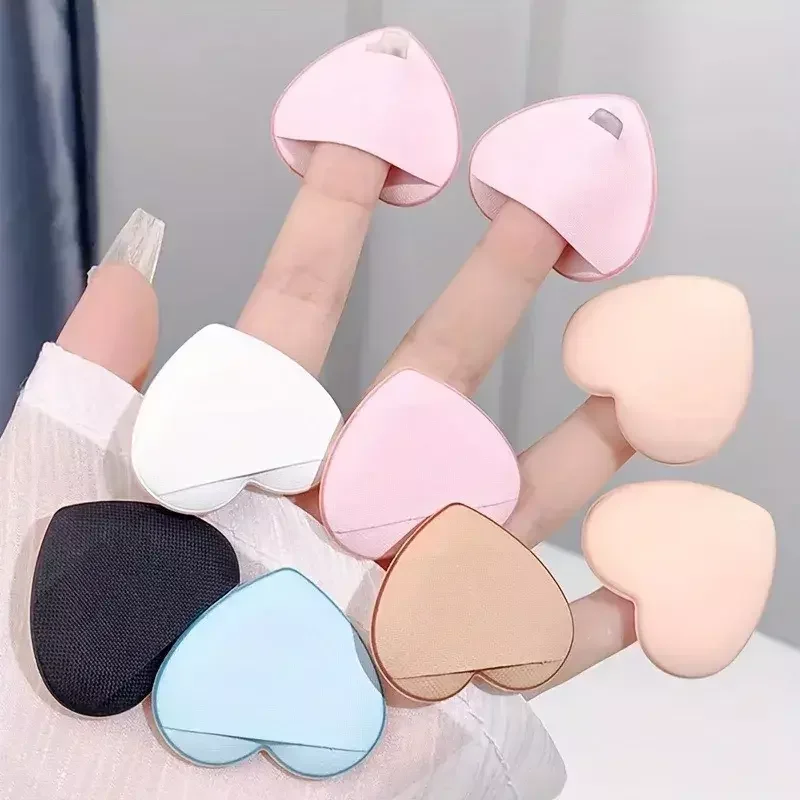 Kit 5 mini esponjas corazón/triángulo