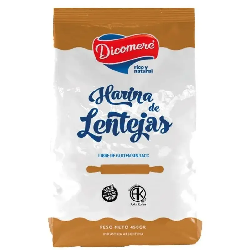 Harina de lentejas - Dicomere (450gr)