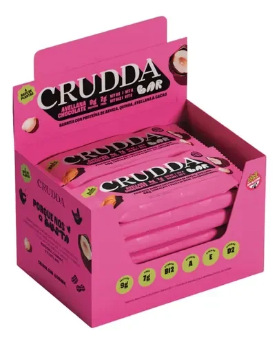 Barrita de avellana/chocolate - Crudda